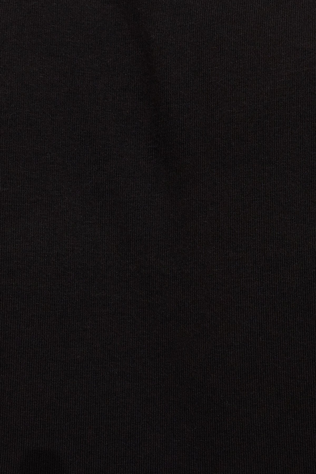 Crewneck Cropped T-Shirt Black Garage Clothing Women