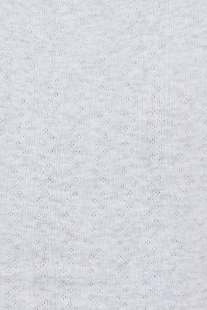 Pointelle Boatneck T-Shirt Gray Garage Clothing Women