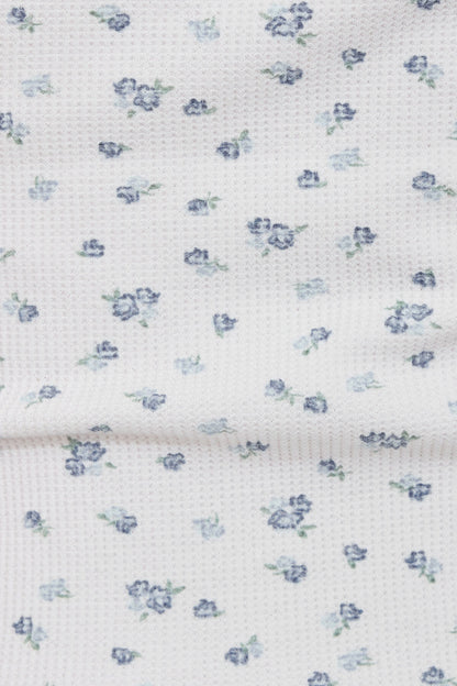 Waffle Picot Cami Top White Garage Clothing Women