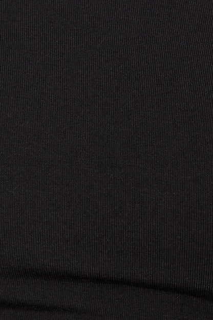 Cowl Back Short Sleeve Top Black Garage Clothing Women
