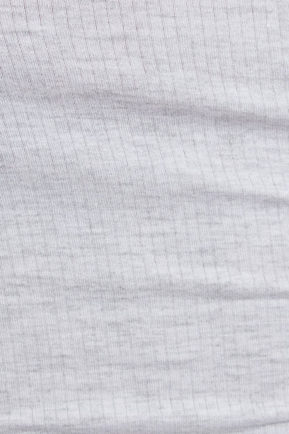 Sheer Ribbed Slouchy Pants Gray Garage Clothing Women