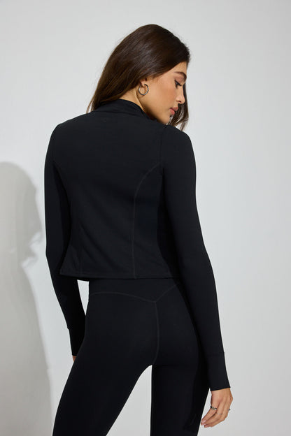 SoftActive Seamed Jacket Black Garage Clothing Women