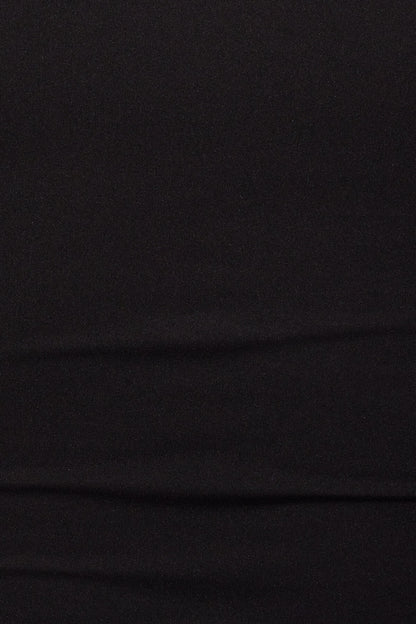 Sleek Crewneck Long Sleeve Top BLACK Garage Clothing Women