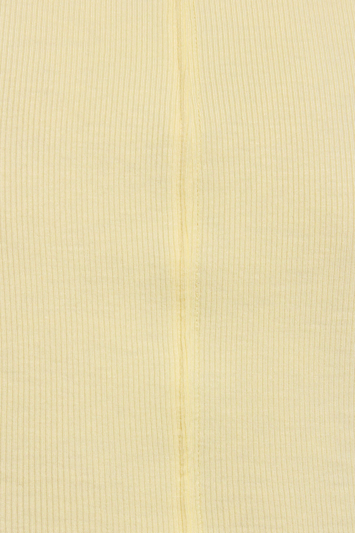 Serene Deep V-Neck Long Sleeve Top Yellow Garage Clothing Women
