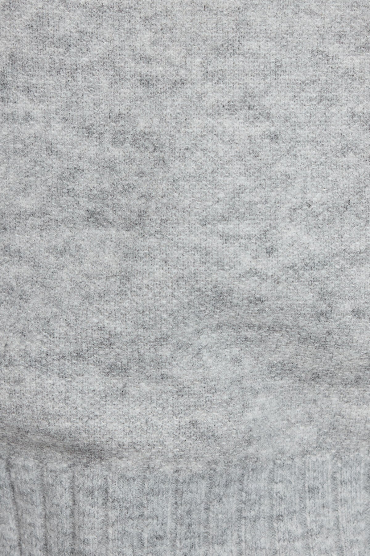 Long Sleeve Spongy Crewneck Sweater Gray Garage Clothing Women