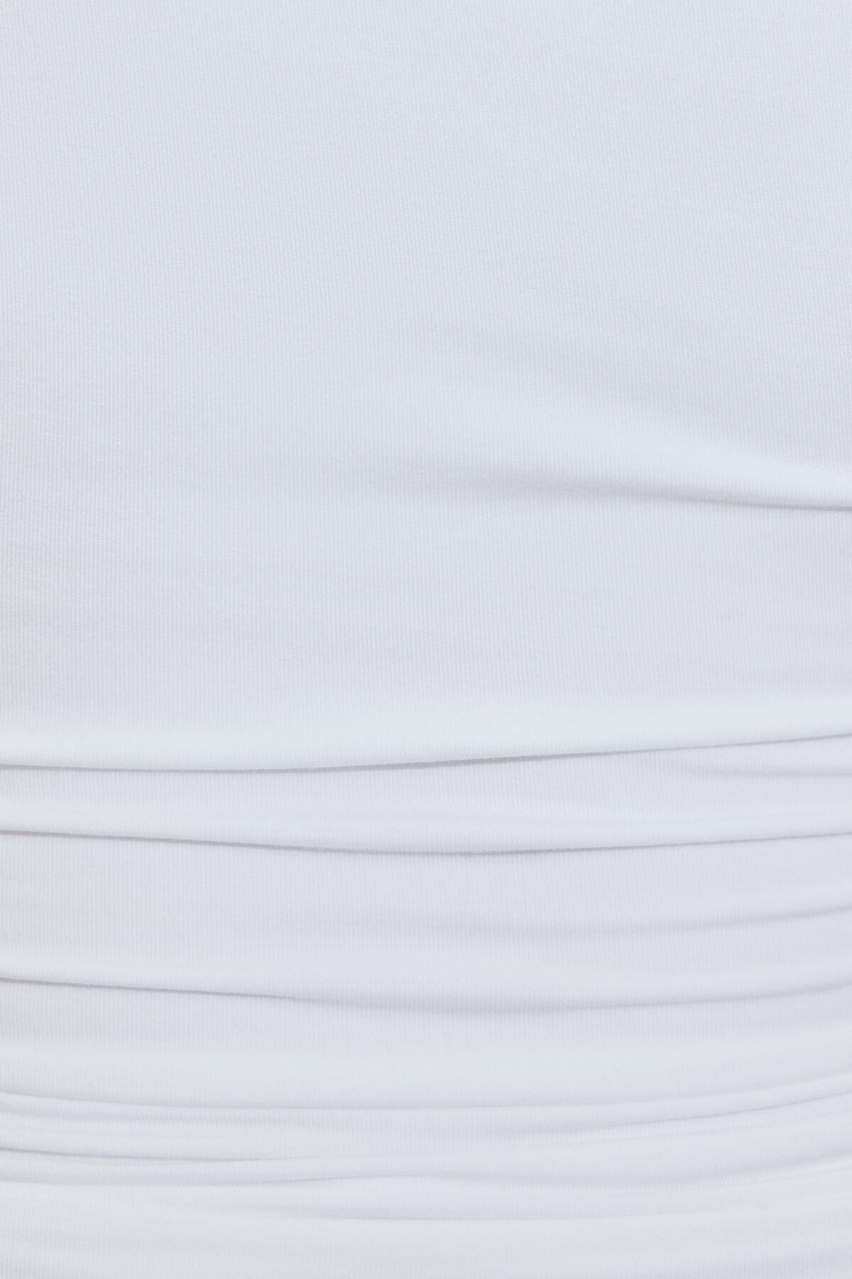 Smooth Open Neck Tee WHITE Garage Clothing Women