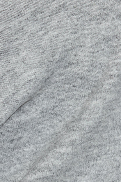 Spongy Relaxed Off Shoulder Sweater Gray Garage Clothing Women