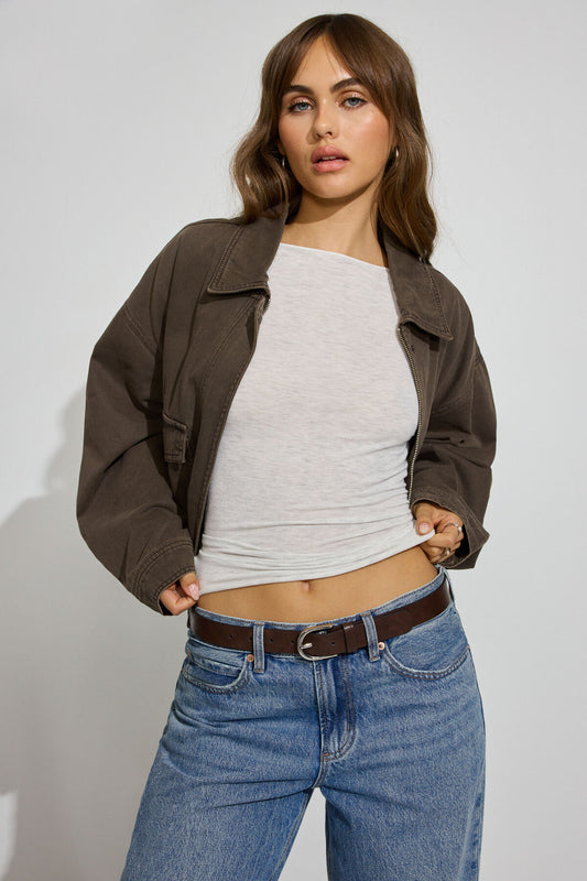 U Buckle Classic Belt Brown Garage Clothing Women