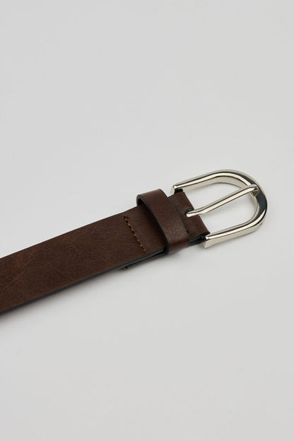 U Buckle Classic Belt Brown Garage Clothing Women