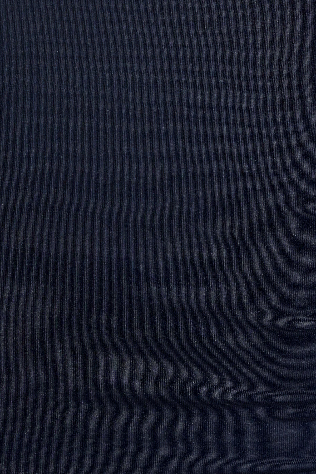 Smooth Open Neck Long Sleeve Tee Navy Garage Clothing Women