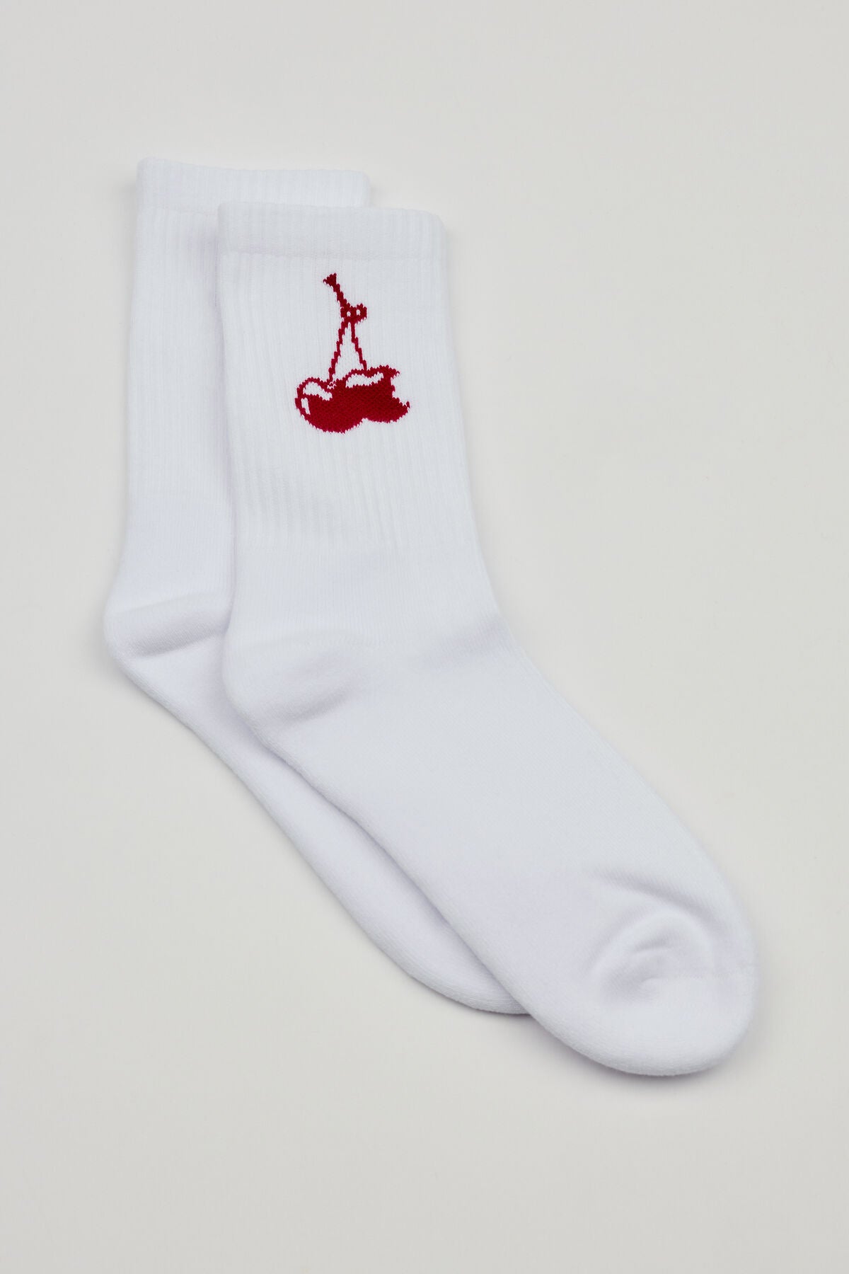 Sour Cherry Crew Socks Red Garage Clothing Women