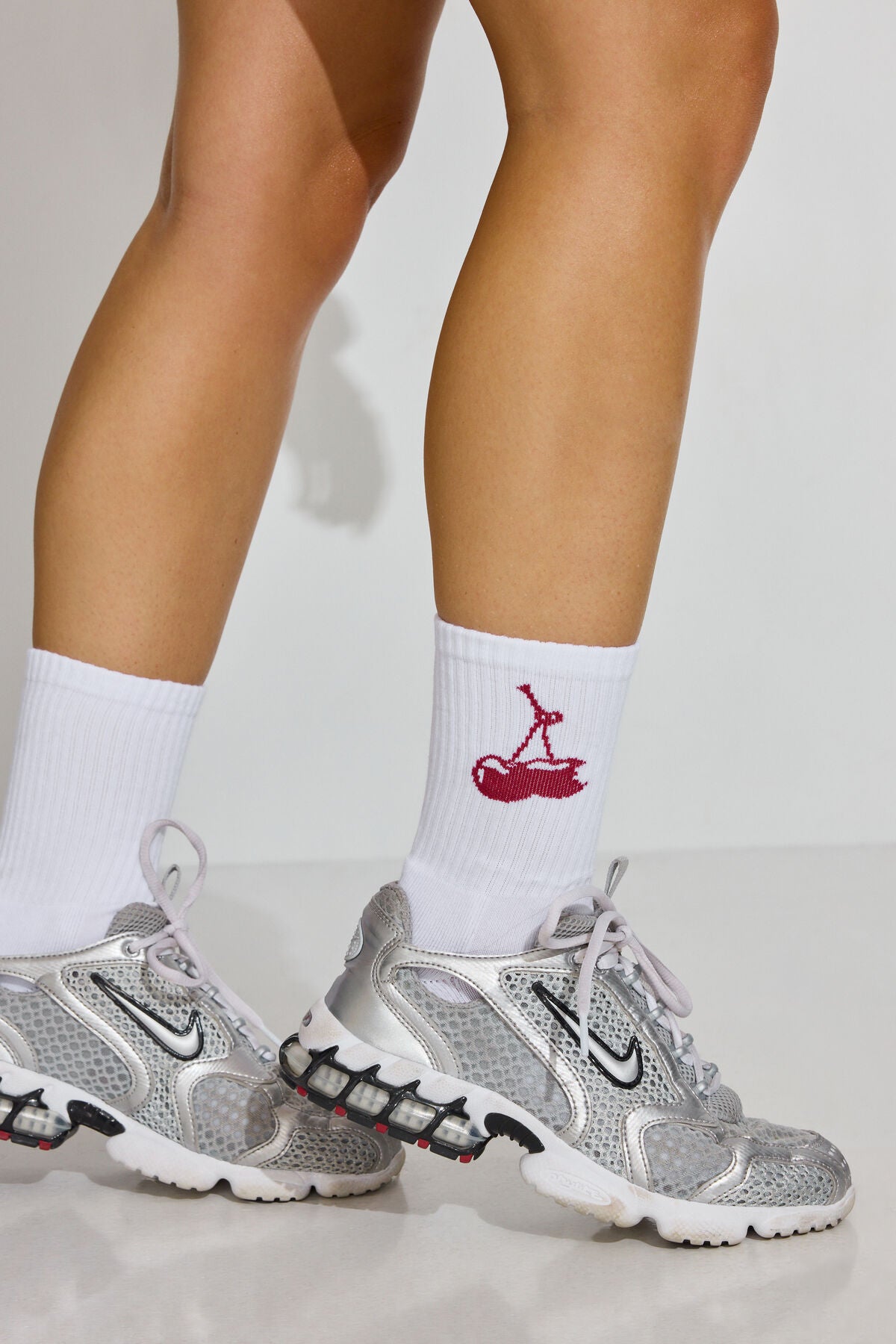 Sour Cherry Crew Socks Red Garage Clothing Women
