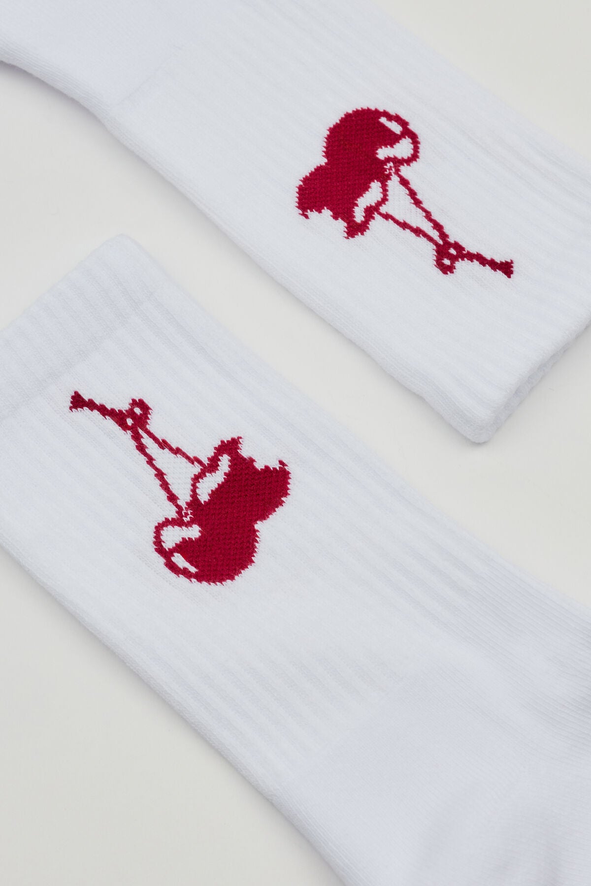 Sour Cherry Crew Socks Red Garage Clothing Women