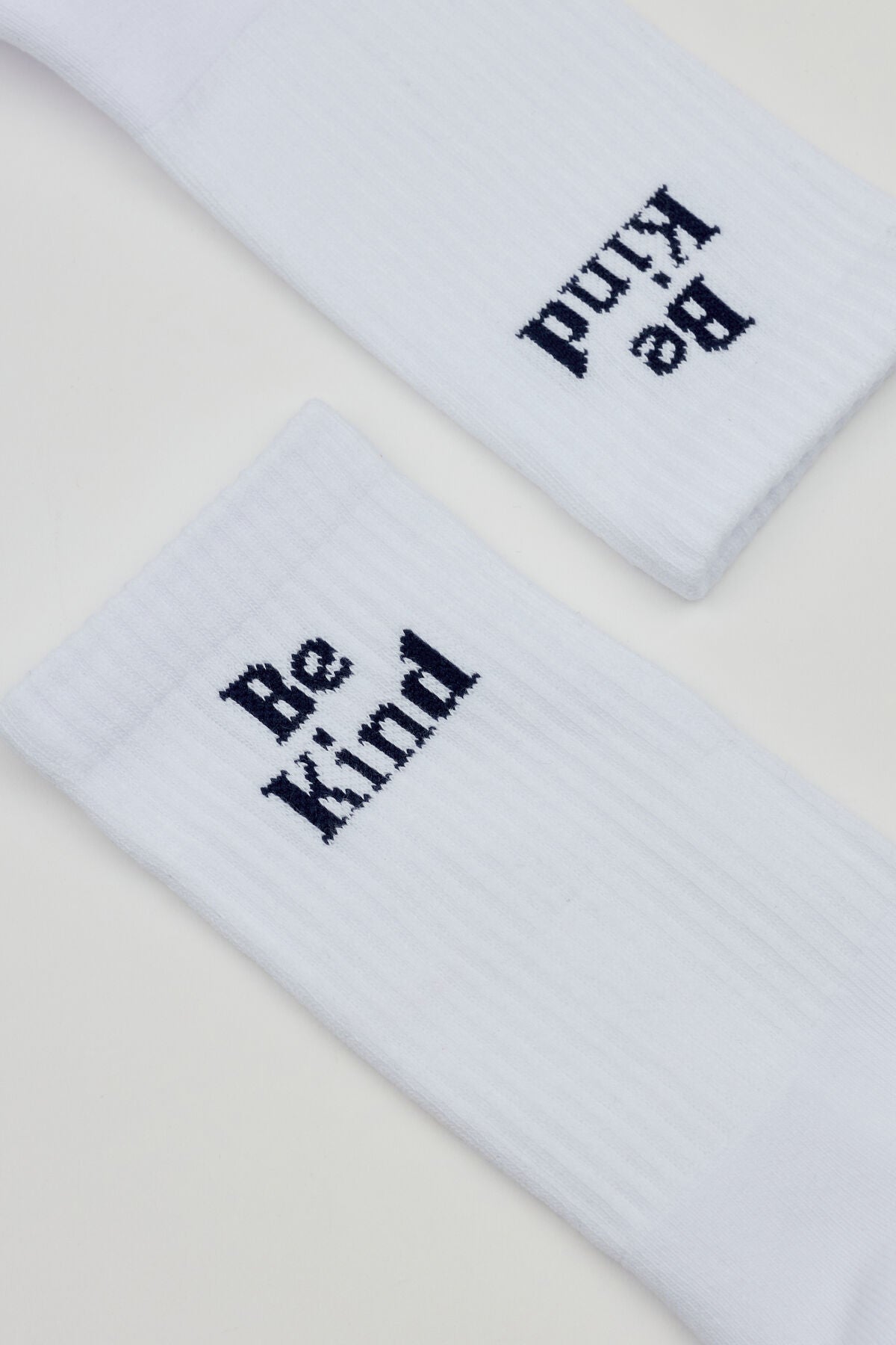 Be Kind Crew Socks Blue Garage Clothing Women
