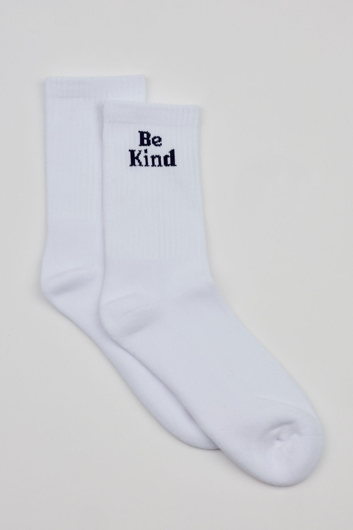 Be Kind Crew Socks Blue Garage Clothing Women