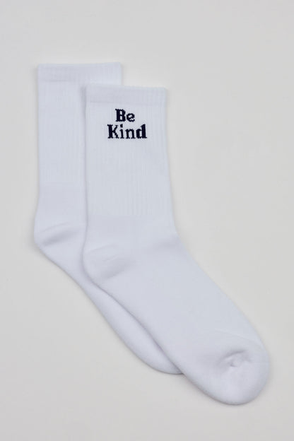 Be Kind Crew Socks Blue Garage Clothing Women