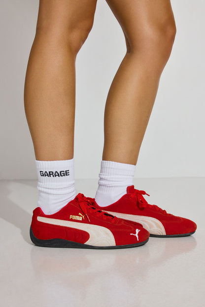 Garage Logo Crew Sock Black Garage Clothing Women